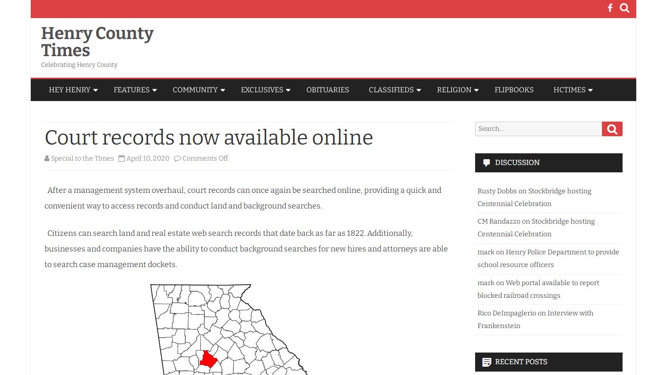 Court records now available online - Henry County Times